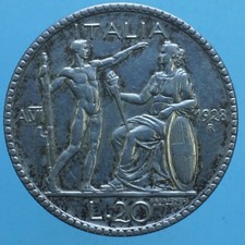 VITTORIO EMANUELE III 20 LIRE