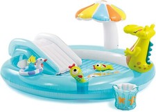 Intex Piscina acqua pagaiata con scivolo divertente centro attività bambini