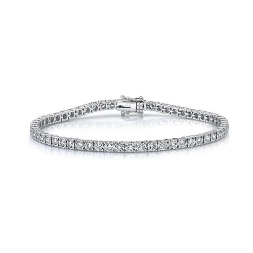 14k oro bianco lunetta - 2.00,