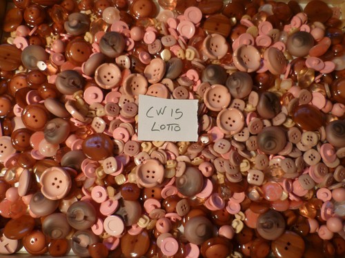 Lotto bottoni rosa salmone 1 - bottoni, /