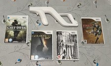 Nintendo Wii 4 x giochi e zapper/pistola Bundle PULITI E TESTATI **Spedizione gratuita**