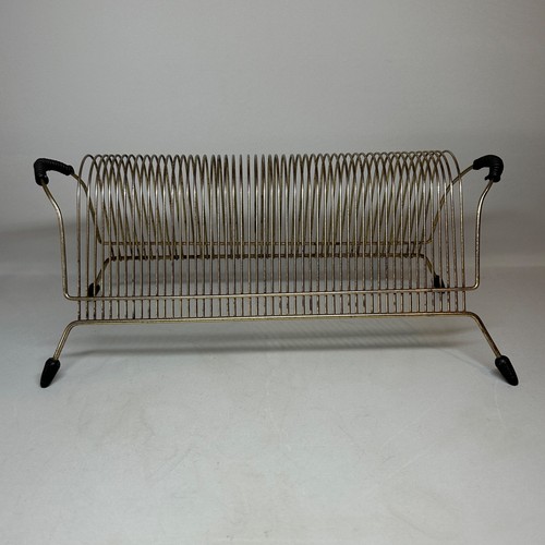 Vintage metal wire record - vintage,