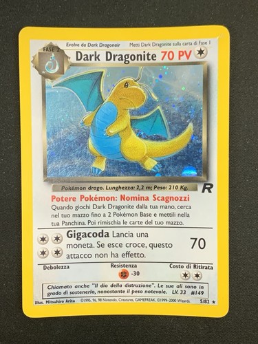 Pokemon tcg dark - pokemon, dragonite