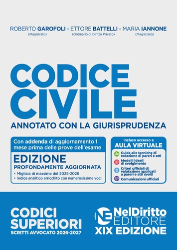 Codice civile annotato con - codice, la