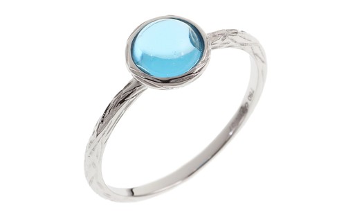 Anello 750 oro bianco - anello,