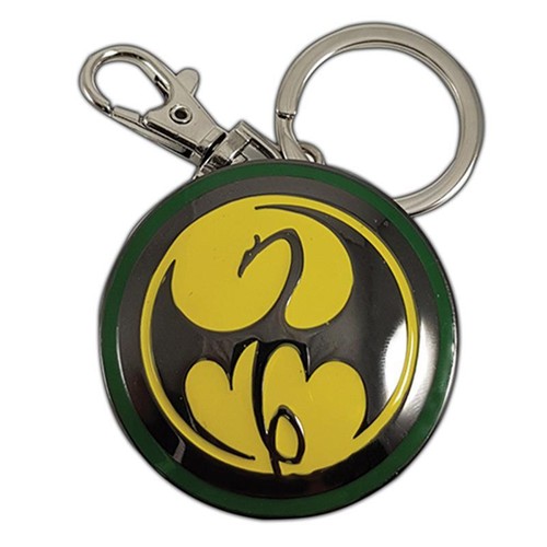 Iron fist logo portachiavi - logo,