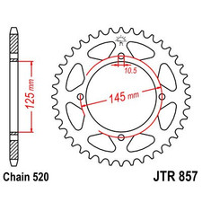 JT SPROCKETS CORONA PIATTO