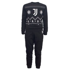 Pigiama uomo invernale F.C. Juventus in Felpa Serie Natale JF10N002 AC193
