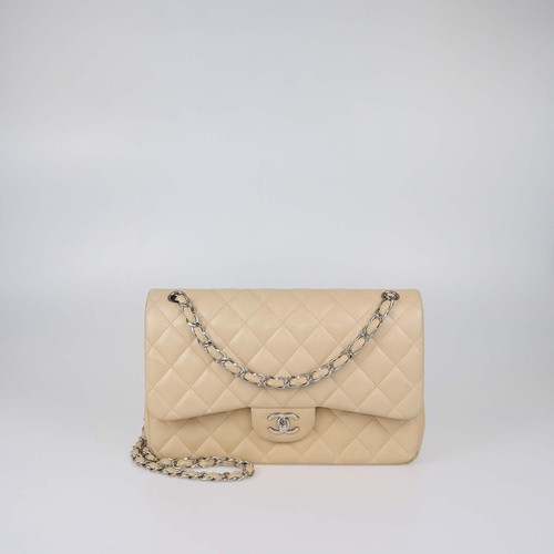 Borsa chanel beige pelle - chanel,