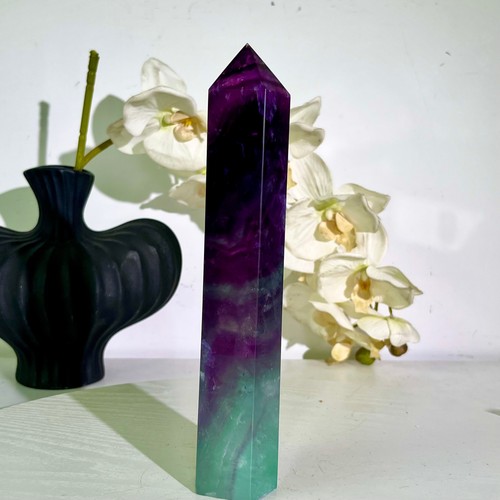Colonna cristallo fluorite