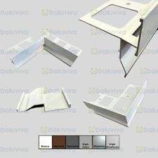 Gocciolatoio (2,7m)/Angolare/Giunzione FLUX in Alluminio per Balconi e Terrazze