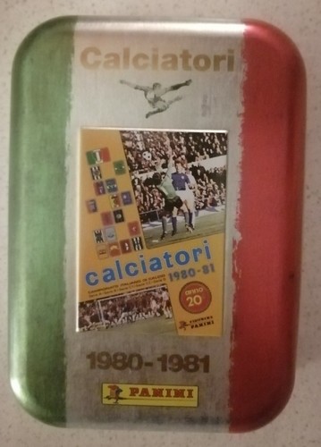 Tin box calciatori panini - box,