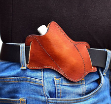 Fodero per pancake fatto a mano adatto per custodia pieghevole 5" Trapper Kbar fondina in pelle