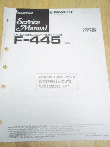 Pioneer manuale - manuale, di