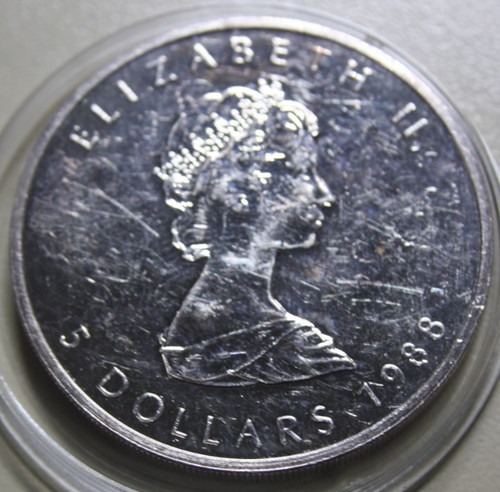 Canada dollari 1988 argento - 5,
