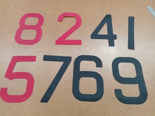 Numeri velici ilca laser - numeri, 4.7-