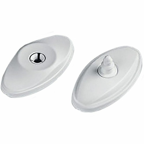 Ovale bianco porta - ovale,