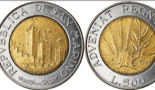 Moneta 500 lire della - 500,