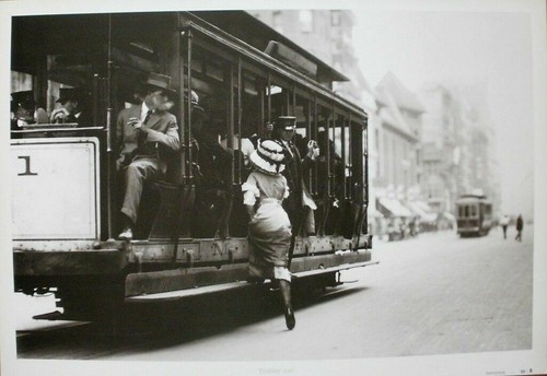 Trolley car poster cinema - poster, cm
