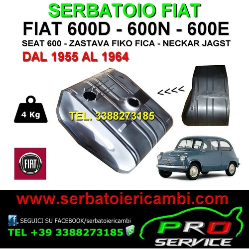 Serbatoio benzina fiat 600 - benzina,