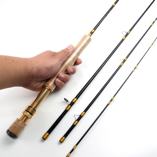 Canna pesca mosca fibra - pesca,