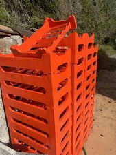 N. 50 CANTINE PORTA BOTTIGLIE VINO IN PLASTICA IMPILABILE 6 POSTI