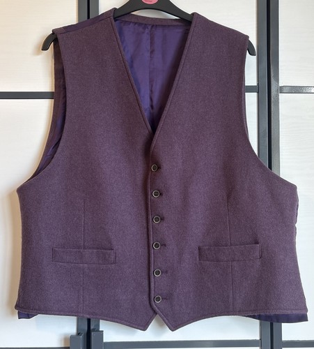 Cappotto moon tweed viola - moon, lana