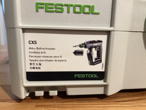 Festool cxs cordless drill - 2.6,