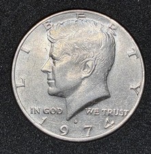1974 P Kennedy mezzo dollaro