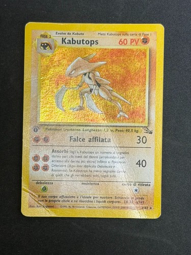 Pokemon kabutops holo 1 - pokemon,