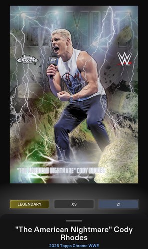 2026 topps wwe slam chrome - slam,