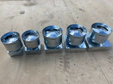 FUMAIOLO,COMIGNOLO ANTIVENTO A  BOTTE BASE QUADRA ZINCATO (17/22/27/32/37/42)