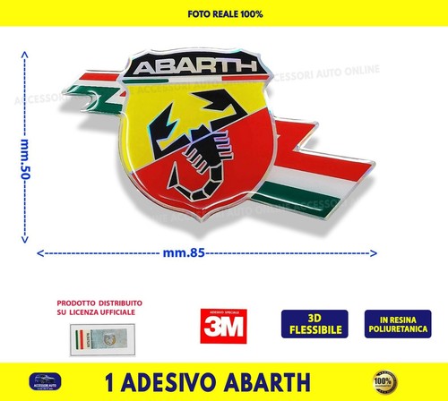 Adesivo abarth scorpione - abarth,