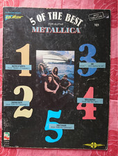 METALLICA 5 of the best for guitar TAB spartiti chitarra