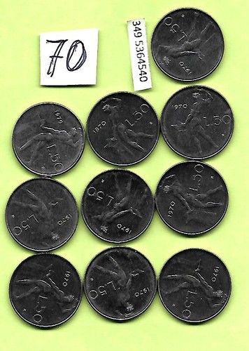 Lotto monete lire - 10,
