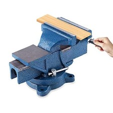 Morsa Da Banco In Ghisa Blu