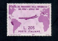 Italia Repubblica 1961 Gronchi