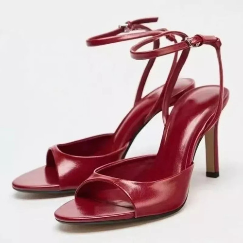 Sandali rossi donna tacco alto - rossi,