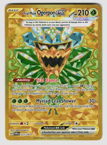 Pokemon maschera teal orgerpon - teal,
