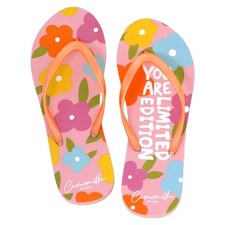 infradito da spiaggia Rosa Camomilla Milano Flower