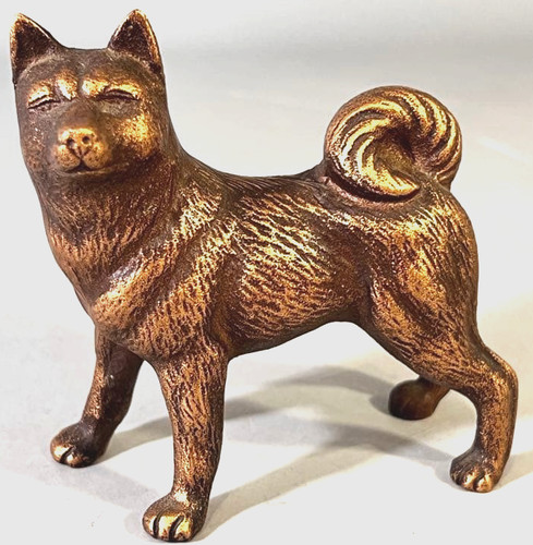 Statua bronzo cane hachiko - bronzo,
