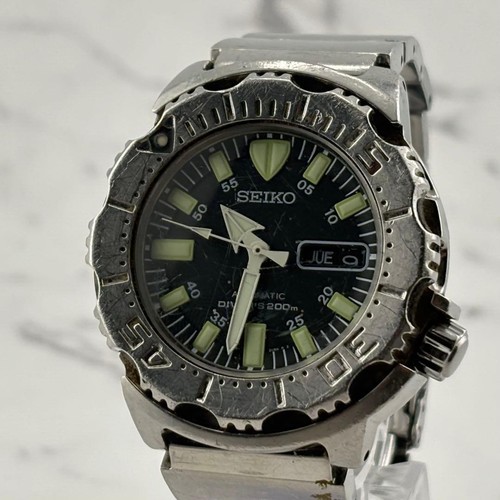 Seiko diver black monster - seiko,
