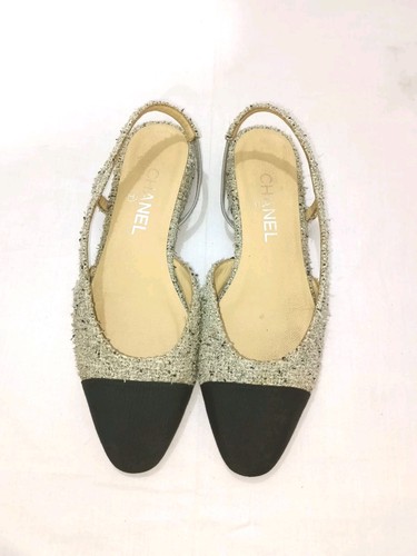 Chanel punta cappuccio nera - punta,