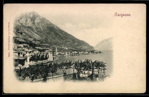 Cartolina gargnano panorama - gargnano,,