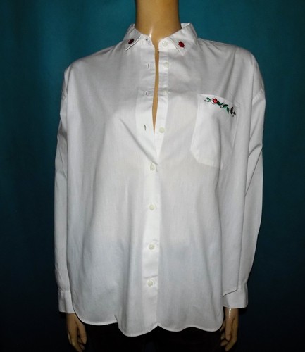 Camicia vintage cotone - camicia, bianco