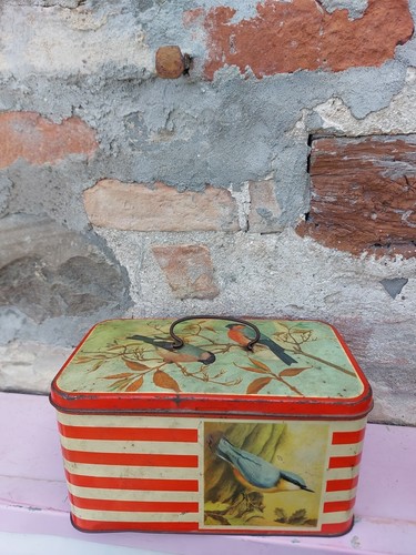Scatola latta vintage lievito - scatola,