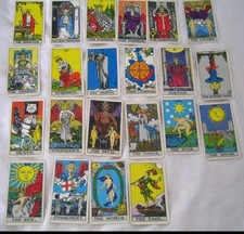 Tarot Albano Waite Rider Colman Smith Deck Vintage