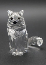 SWAROVSKI CAT SITTING - (1991