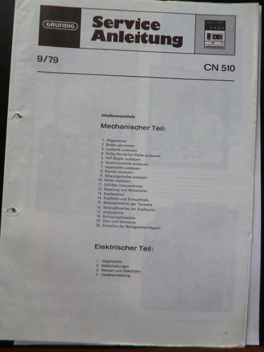 Manuale servizio originale - di,