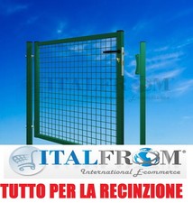Cancello Pedonale in Ferro X Recinzione Giardino Cancelletto Modulare mt 1X1,25 